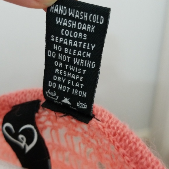 NWOT Mohair blend open-knit sweater, fits S to M - Picture 6 of 6